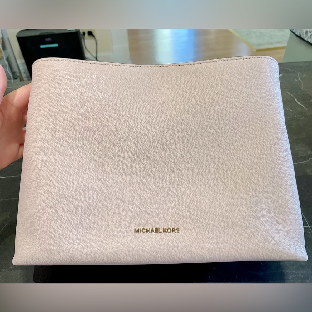 Michael Kors PORTIA-limited  Soft Pink Large Leather Satchel